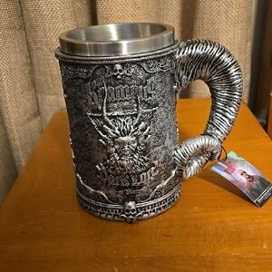 Dragonglassware Red One Krampushlap Stein 17 Ounces NWT